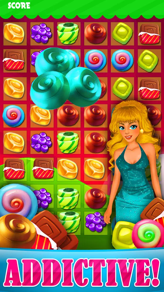Capturas de tela do All Candy Mania Games 2015 - Soda Pop Match 3 Candies Game For Children HD FREE