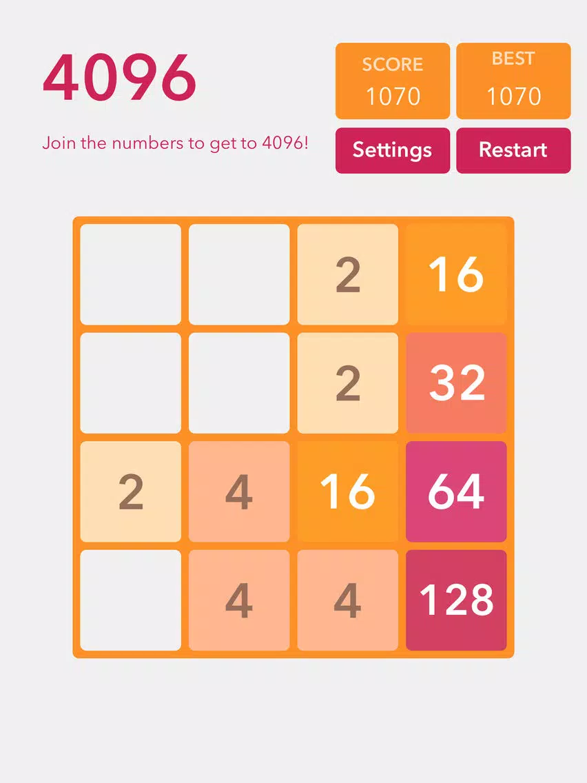 4096 Addictive New Puzzle Game For kids Girls and Boys iPad Screenshots