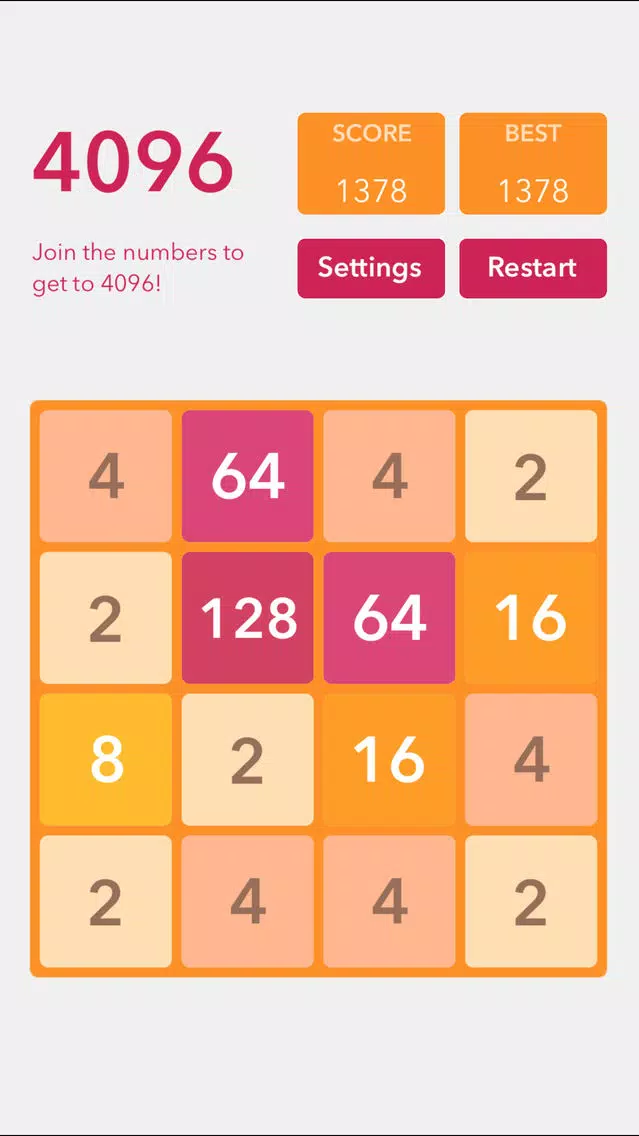 4096 Addictive New Puzzle Game For kids Girls and Boys Screenshots