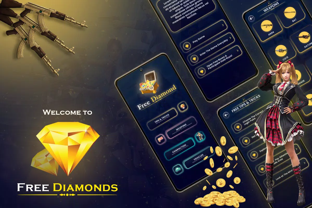 Guide and Free Diamonds for Free Screenshots