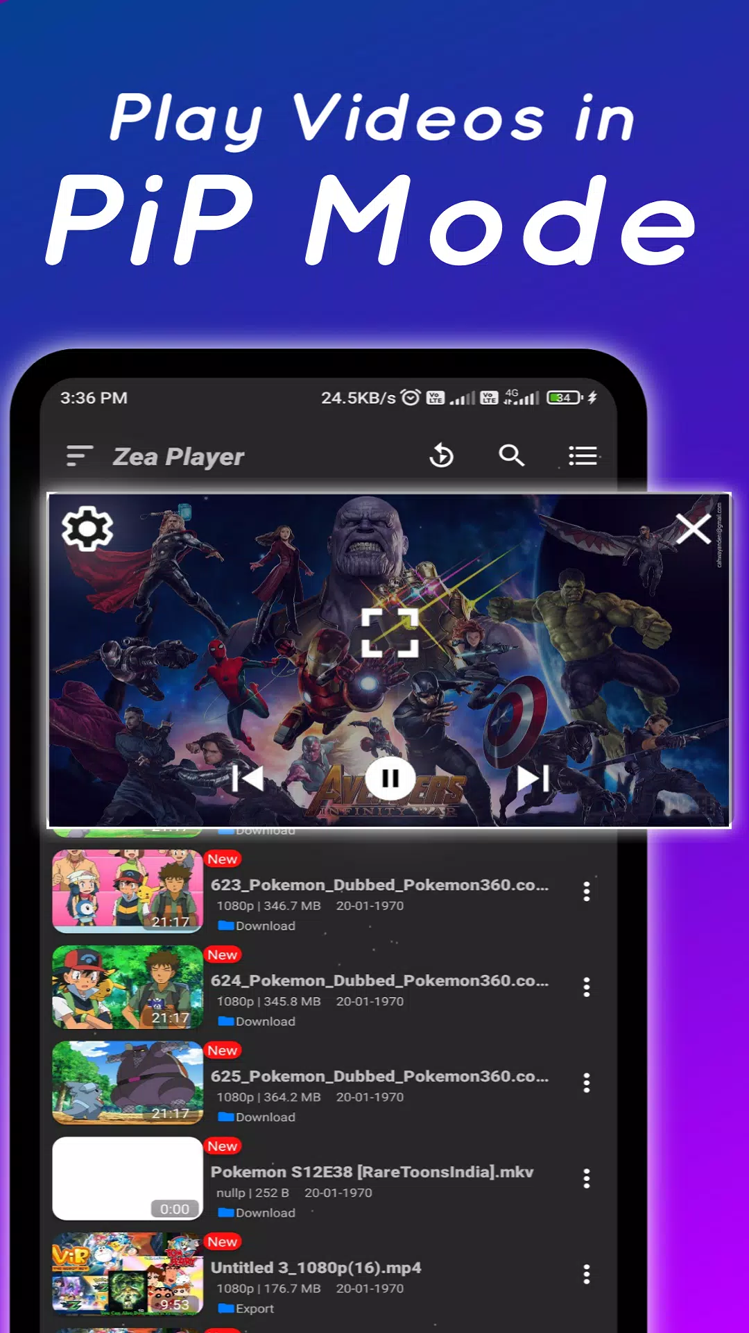 MKV Video Player - Zoo Player Screenshots