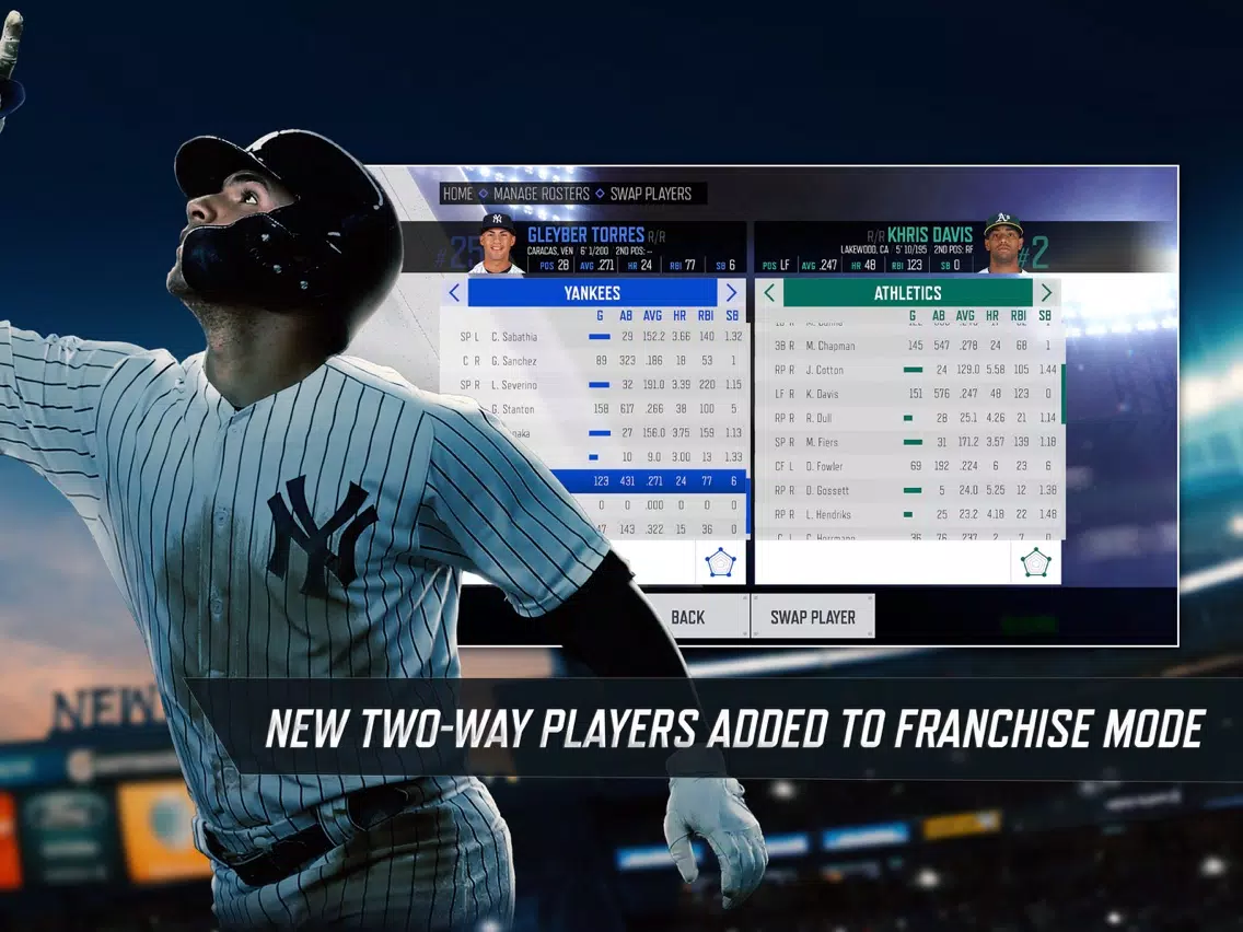 Capturas de tela do R.B.I. Baseball 19 iPad 