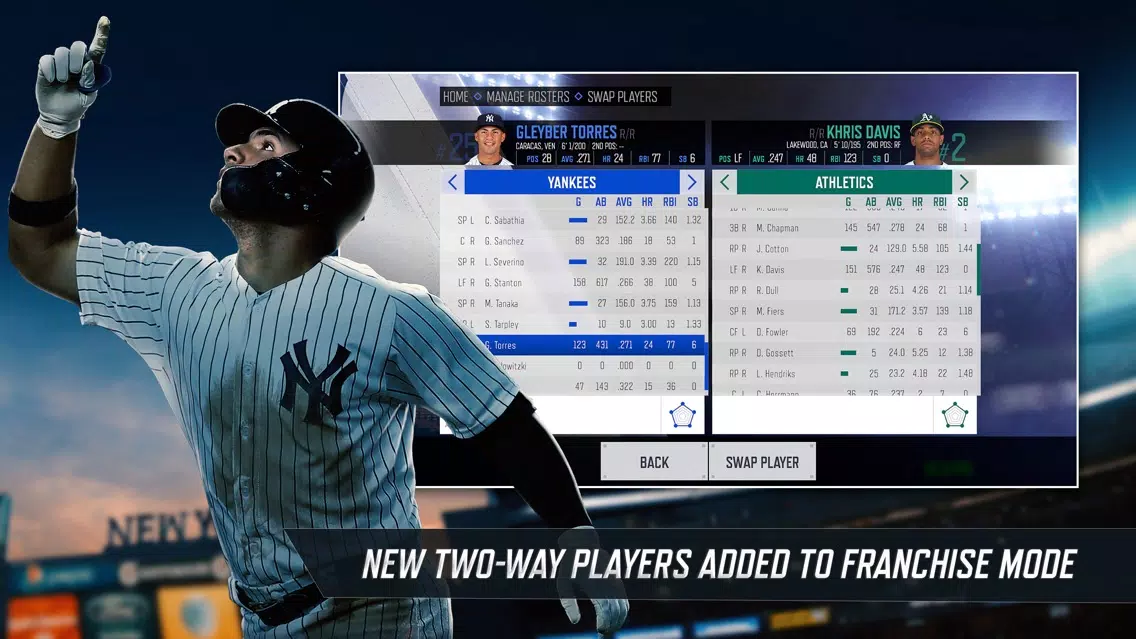 Capturas de tela do R.B.I. Baseball 19