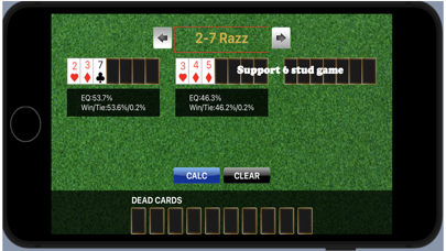 Stud game odds calculator Screenshots
