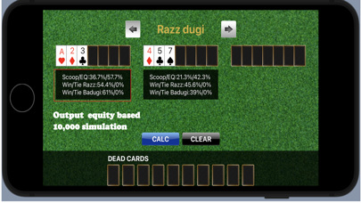 Stud game odds calculator Screenshots