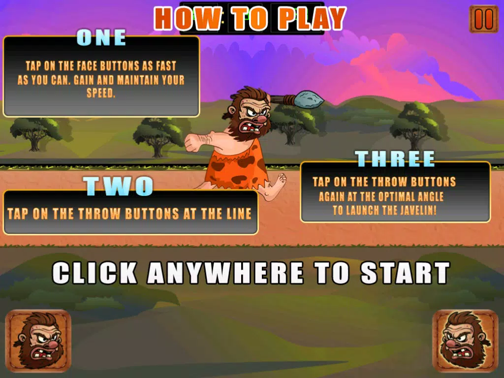 Caveman Hunt Spear Throwing Adventure iPad Screenshots