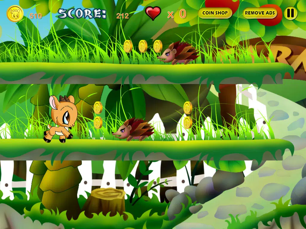 Clumsy Baby Goat Adventure - Tap Jump Run Game for Kids iPad Screenshots