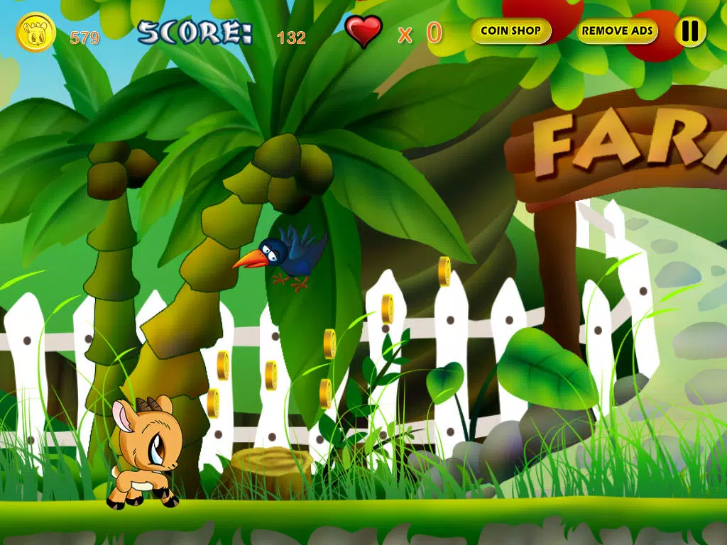 Clumsy Baby Goat Adventure - Tap Jump Run Game for Kids iPad Screenshots