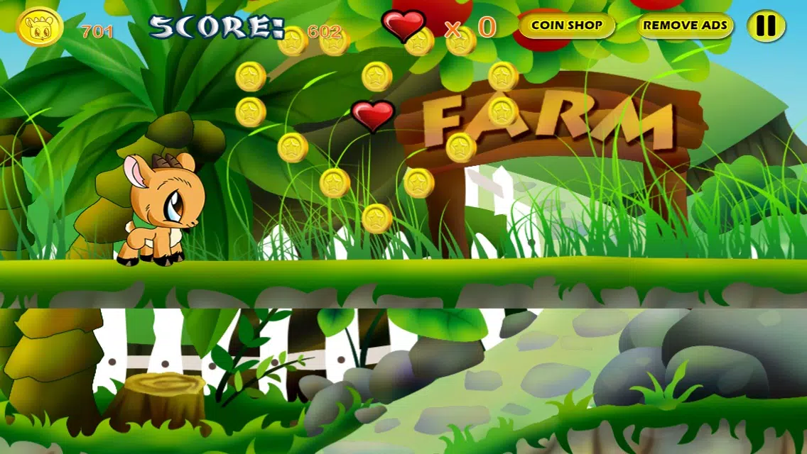 Clumsy Baby Goat Adventure - Tap Jump Run Game for Kids Screenshots