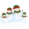Snowman Stickers Pack