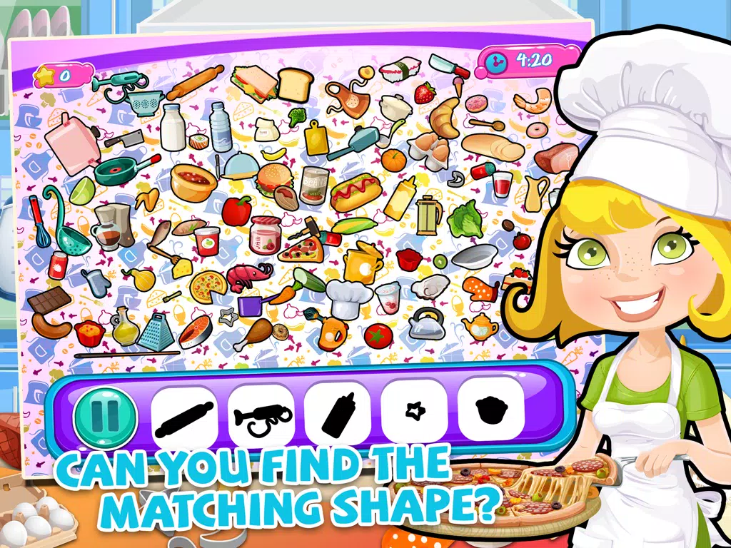 Crazy-Messy Kitchen! Diner Chef - Hidden Objects Puzzle Game iPad Screenshots