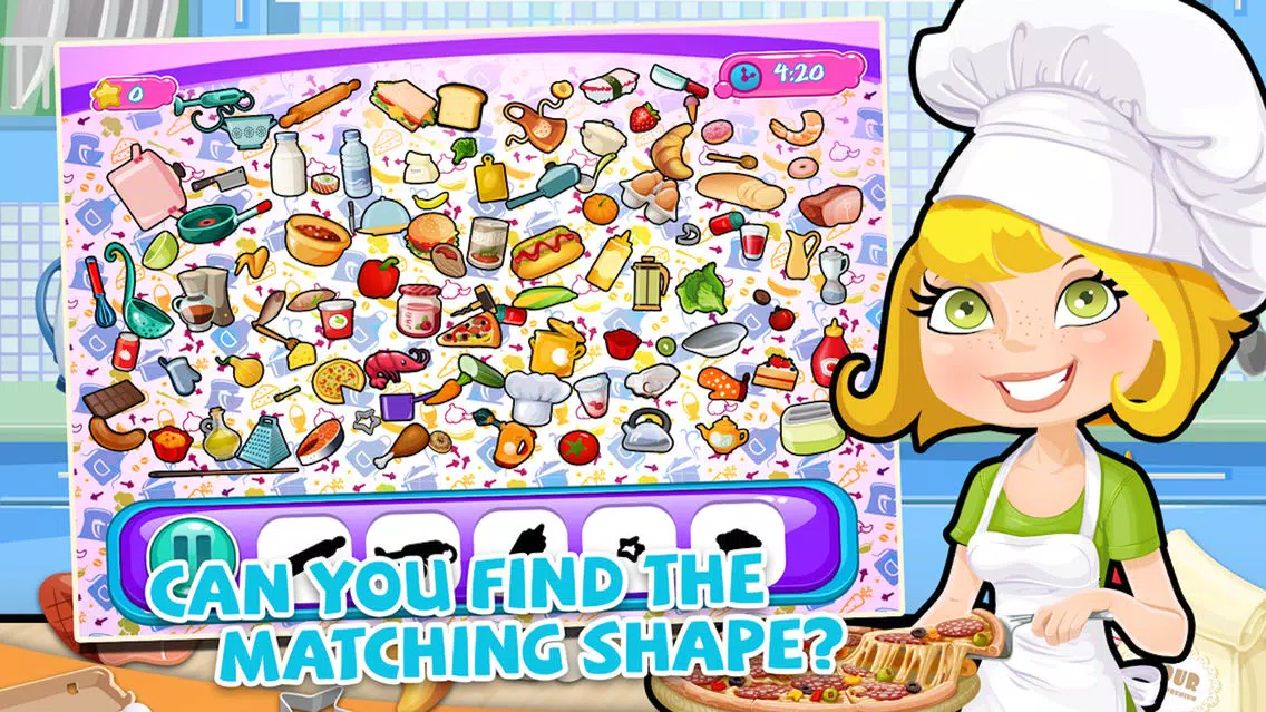 Crazy-Messy Kitchen! Diner Chef - Hidden Objects Puzzle Game Screenshots