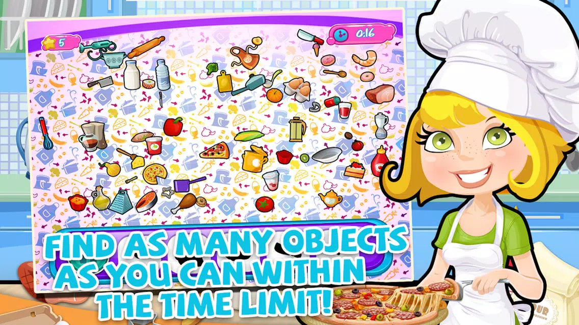 Crazy-Messy Kitchen! Diner Chef - Hidden Objects Puzzle Game Screenshots