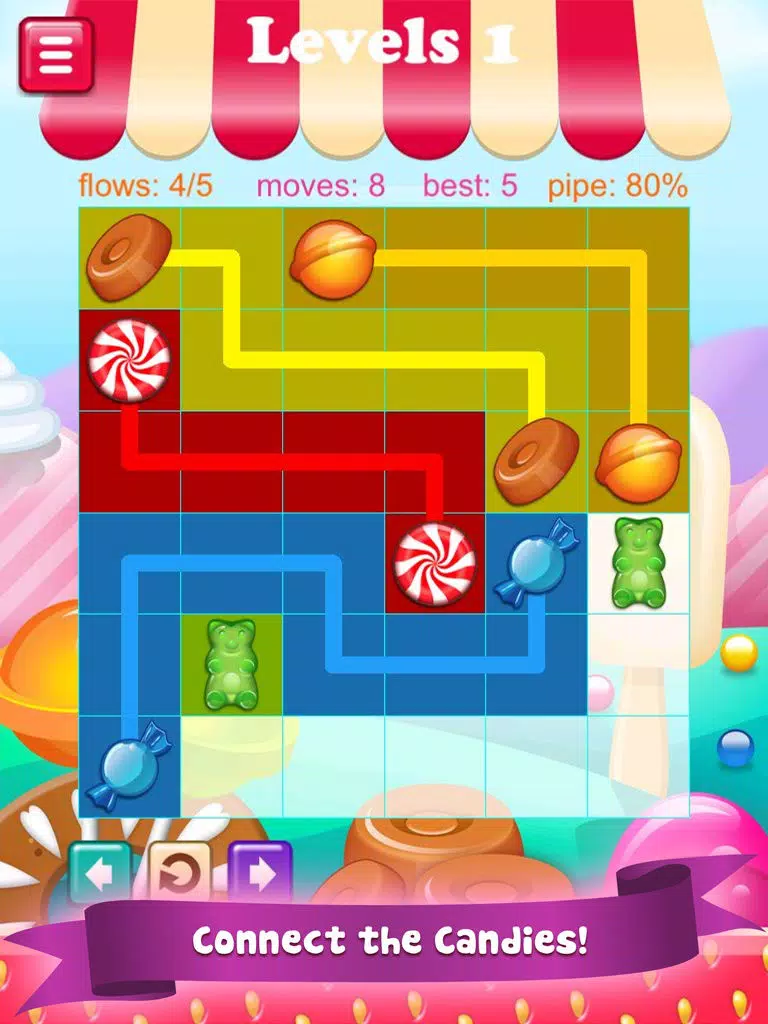 Candy Land Rush! Sweet Sugar Town Matching Puzzle Game iPad Screenshots