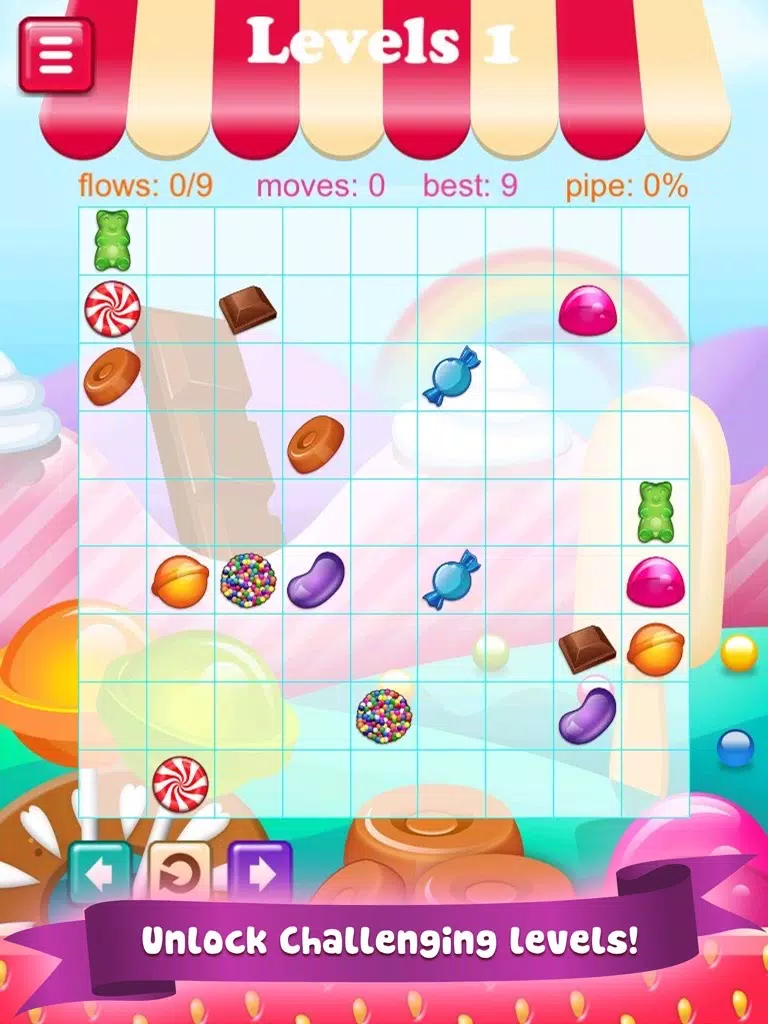 Candy Land Rush! Sweet Sugar Town Matching Puzzle Game iPad Screenshots
