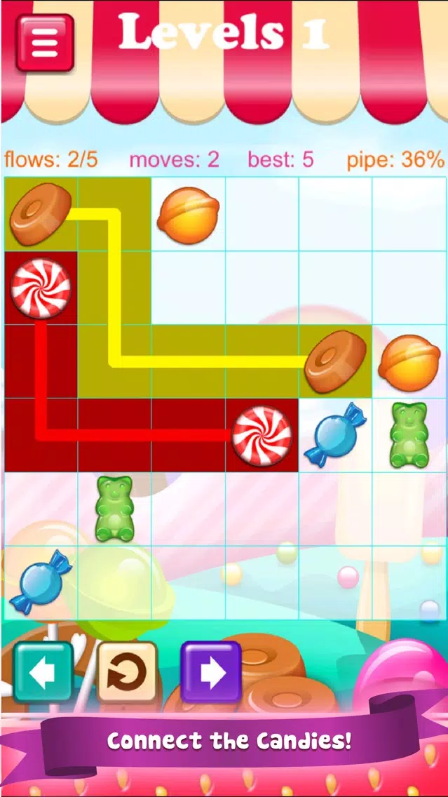 Candy Land Rush! Sweet Sugar Town Matching Puzzle Game Screenshots