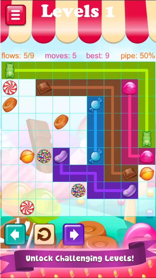 Candy Land Rush! Sweet Sugar Town Matching Puzzle Game Screenshots