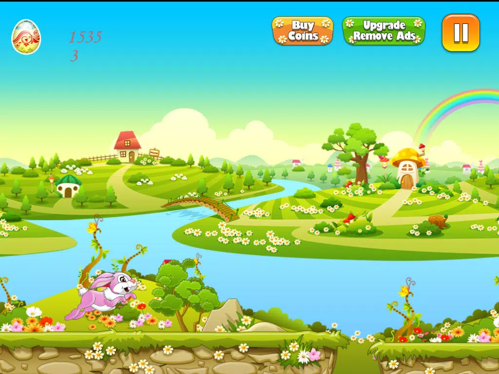 Easter Bunny Egg Hunt Run and Jump Collect them All iPad Screenshots