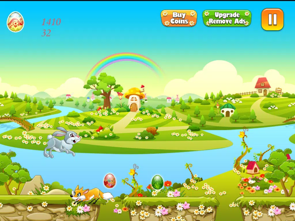 Easter Bunny Egg Hunt Run and Jump Collect them All iPad Screenshots