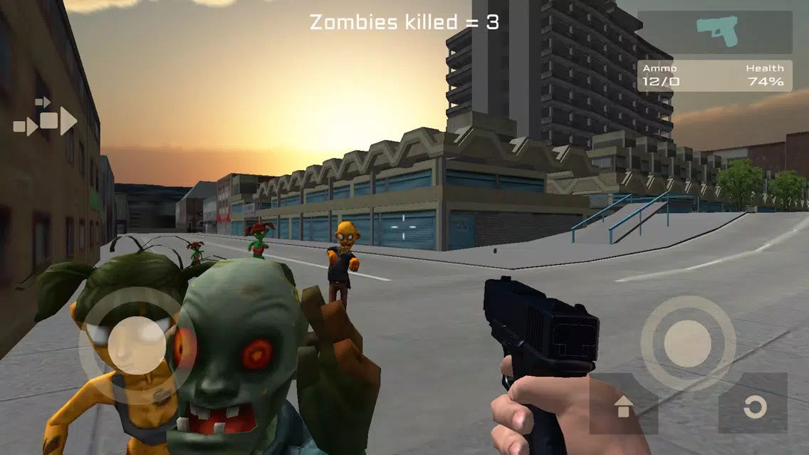 Tangkapan skrin Zombie car park