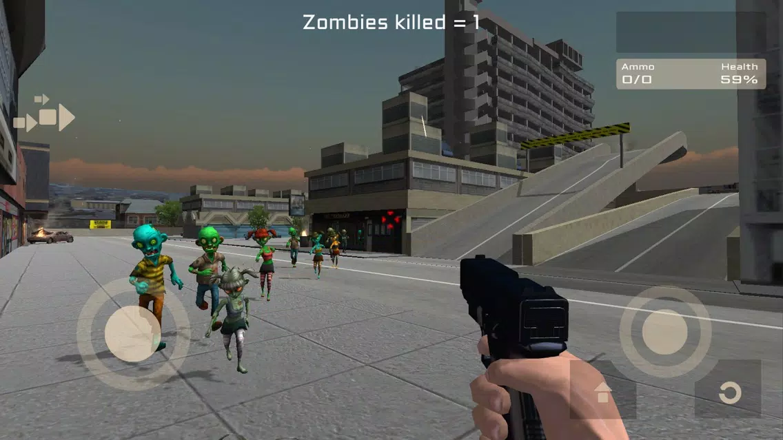 Tangkapan skrin Zombie car park