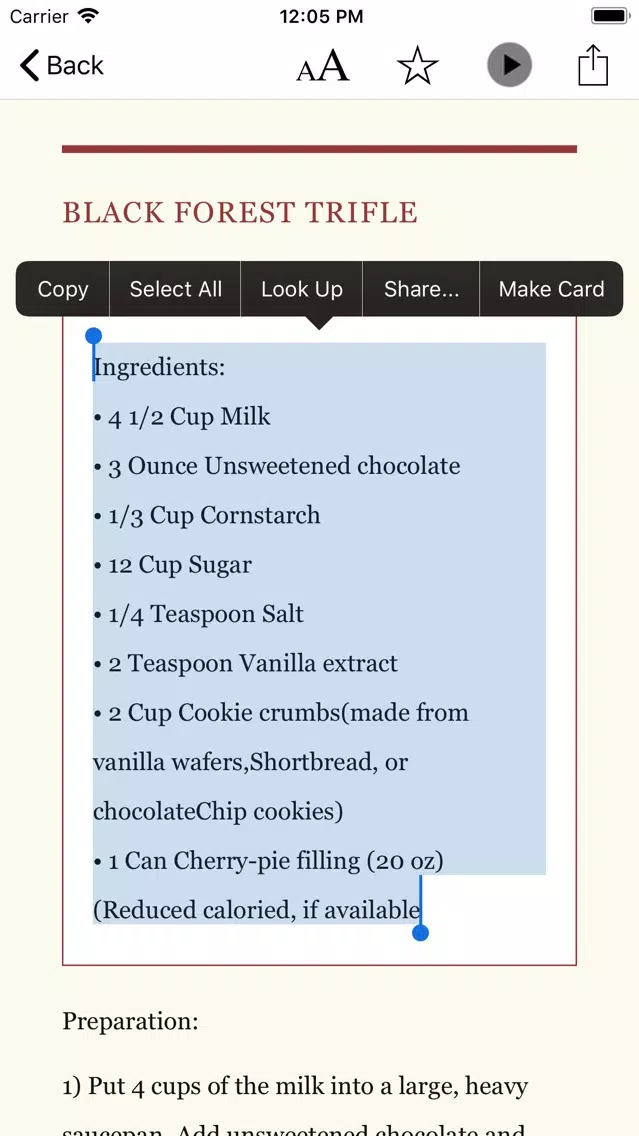 Christmas Cake Recipes Screenshots