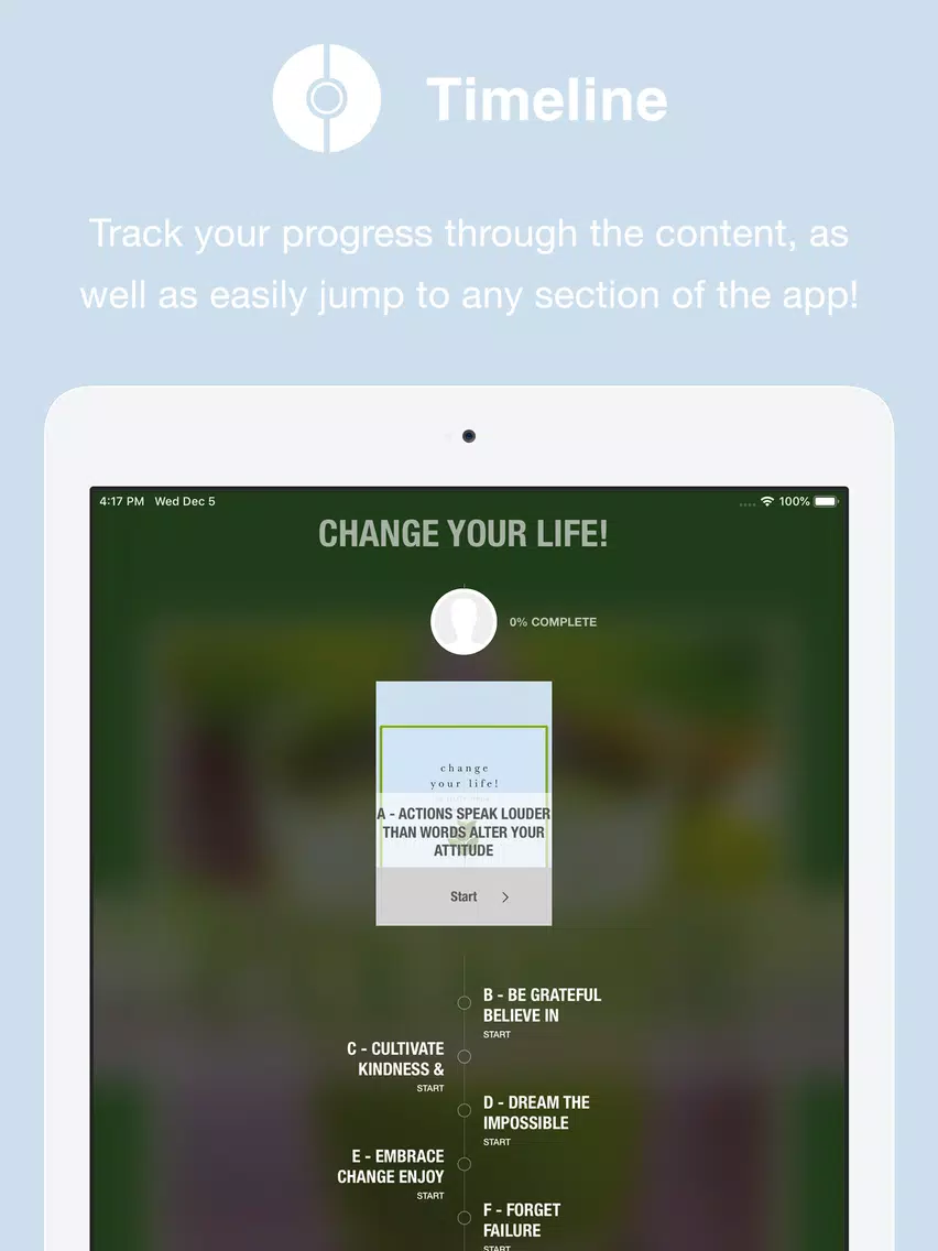 Change Your Life!! iPad Screenshots