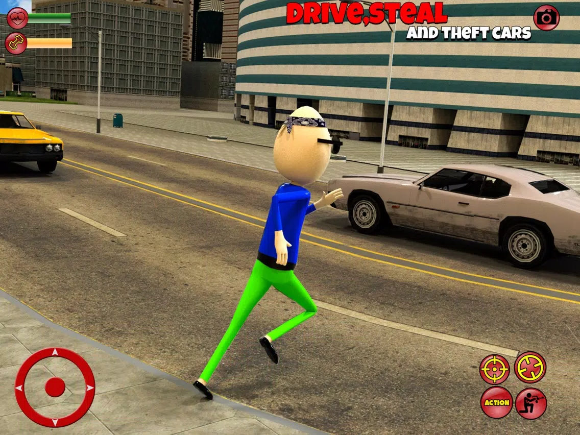 تصاویر Baldi Stickman Hero Crime City iPad 