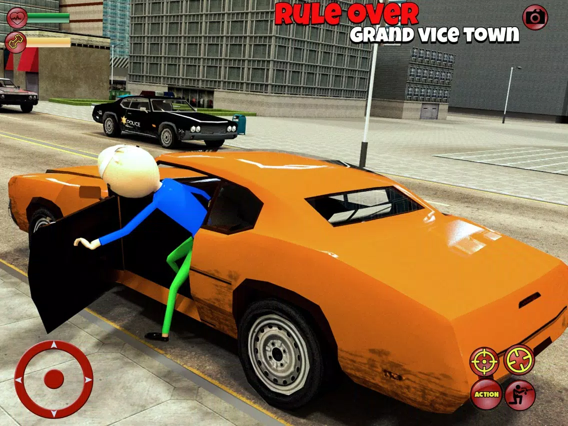 تصاویر Baldi Stickman Hero Crime City iPad 