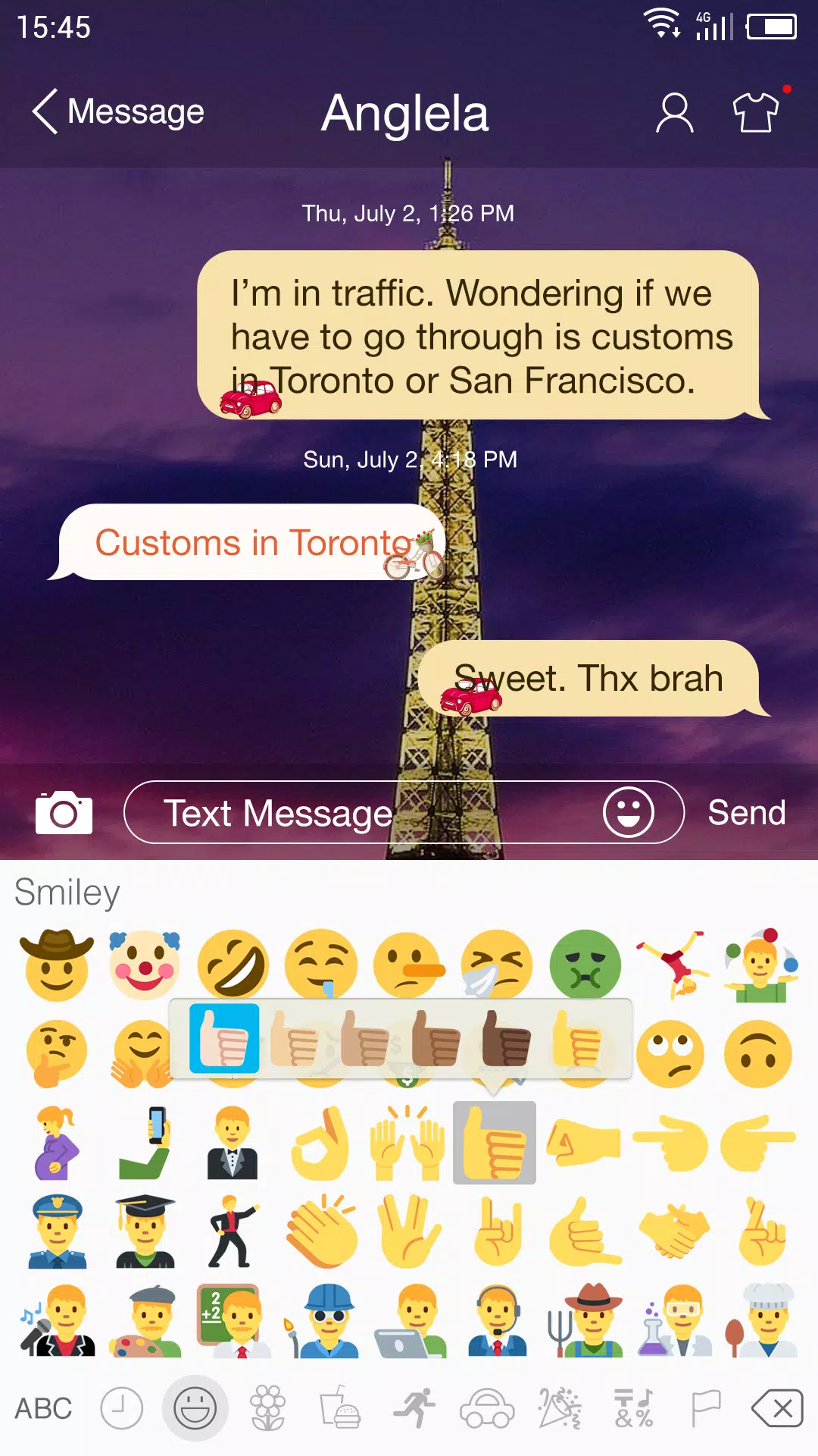 Eiffel Tower - Messaging 7 Screenshots