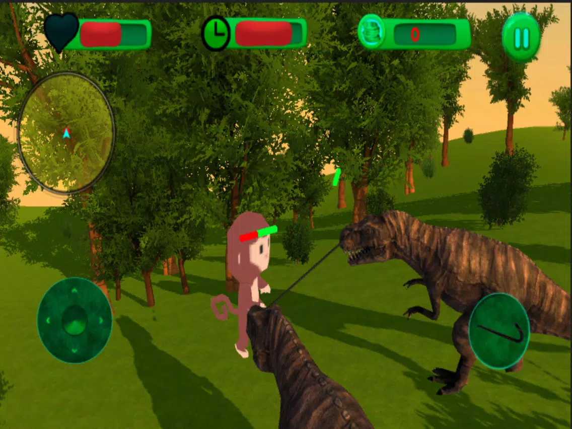 Apes Vs Dinosaur - Throne War iPad  スクリーンショット