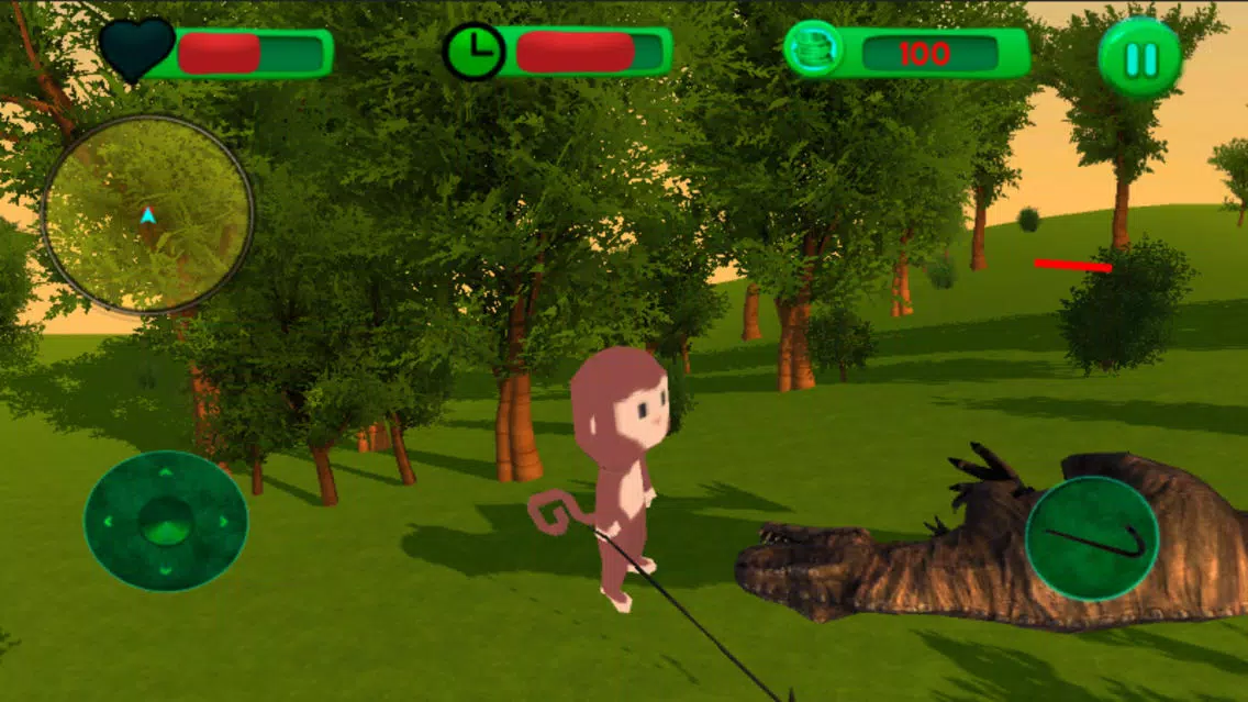 Apes Vs Dinosaur - Throne War スクリーンショット