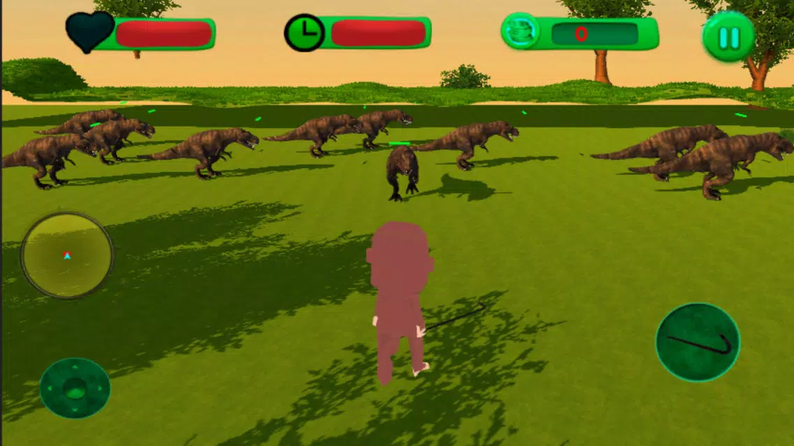 Apes Vs Dinosaur - Throne War スクリーンショット