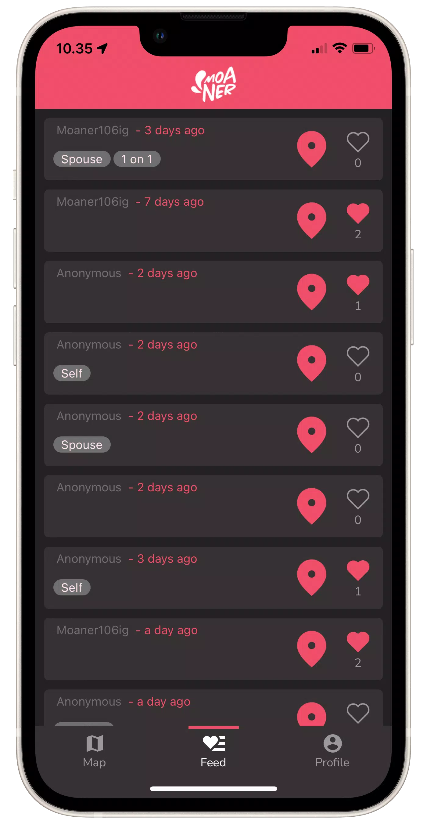 Moaner Screenshots