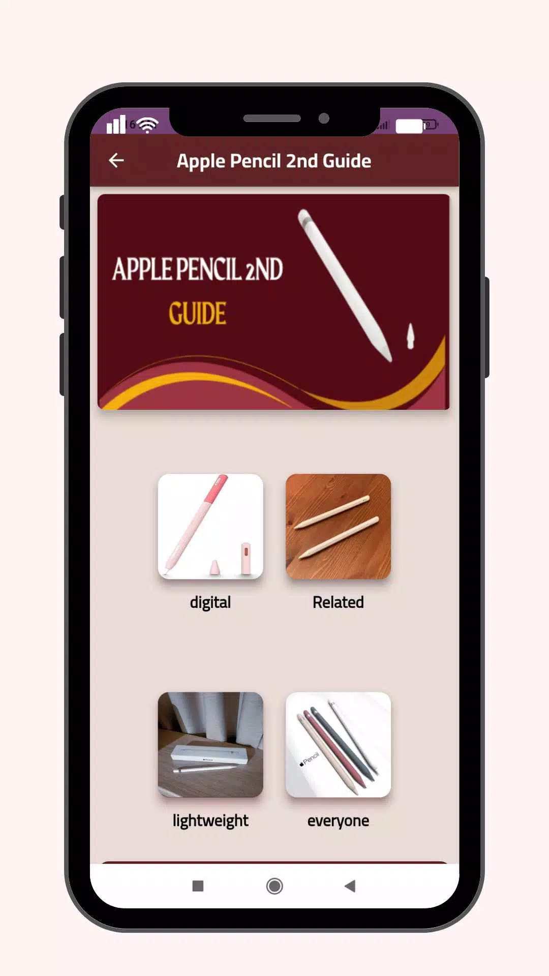 Tangkapan layar Apple Pencil 2nd Guide