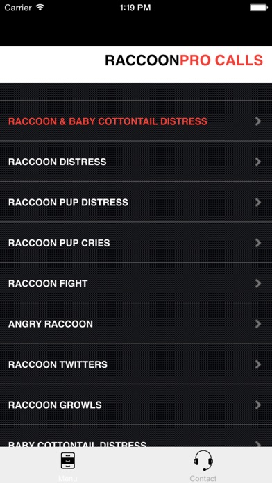 Capturas de tela do REAL Raccoon Calls and Raccoon Sounds for Raccoon Hunting