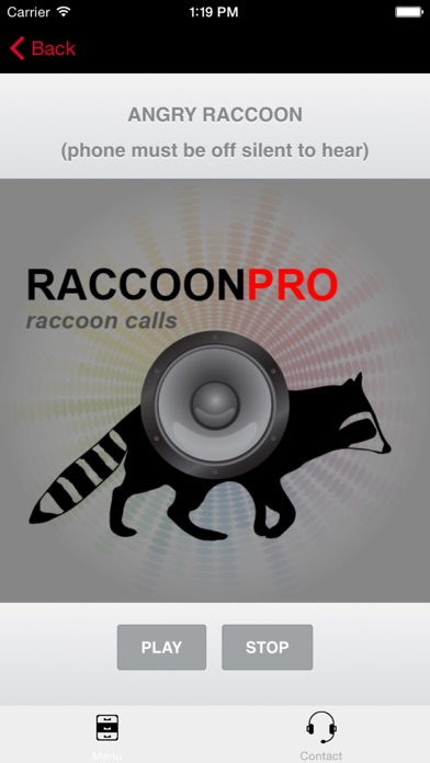 Capturas de tela do REAL Raccoon Calls and Raccoon Sounds for Raccoon Hunting