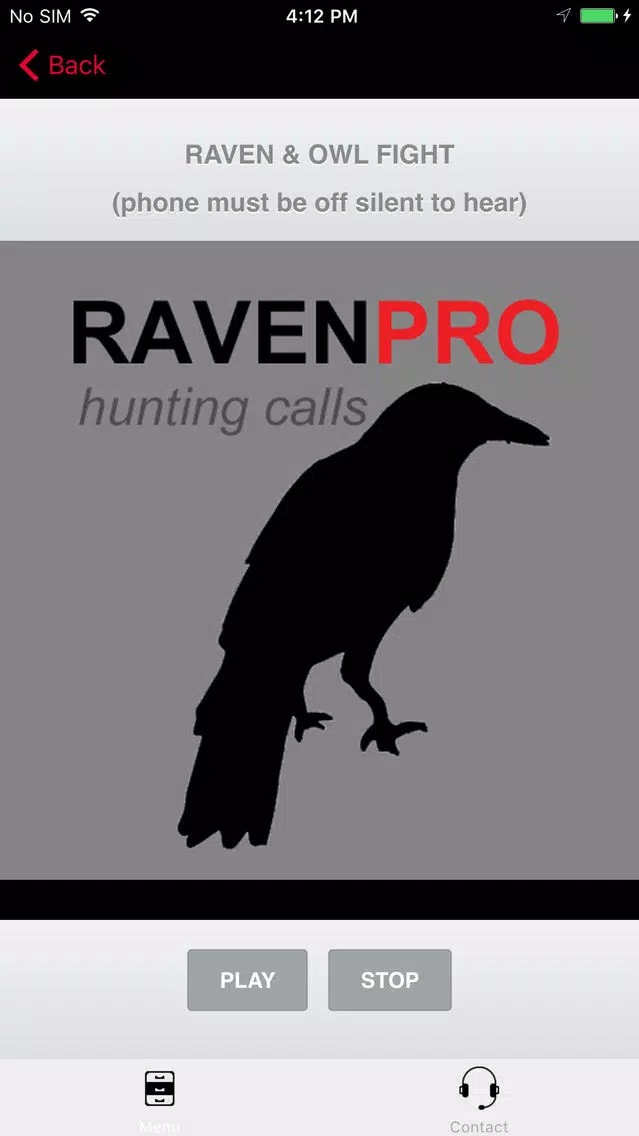 REAL Raven Hunting Calls - 7 REAL Raven CALLS & Raven Sounds! - Raven e-Caller - Ad Free - BLUETOOTH COMPATIBLE Screenshots