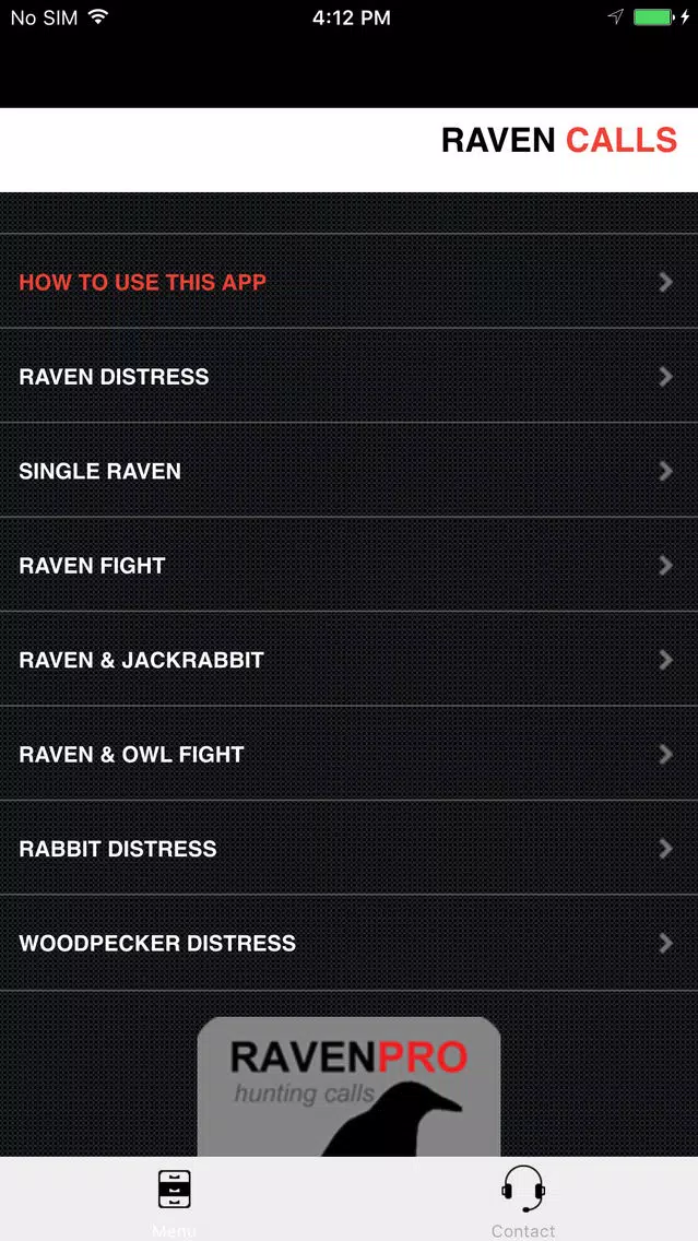 REAL Raven Hunting Calls - 7 REAL Raven CALLS & Raven Sounds! - Raven e-Caller - Ad Free - BLUETOOTH COMPATIBLE Screenshots
