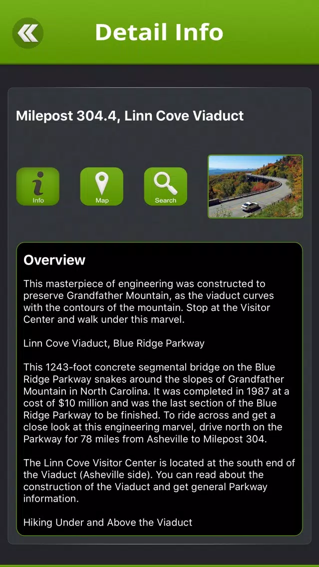 Blue Ridge Parkway Mile-By-Mile Screenshots