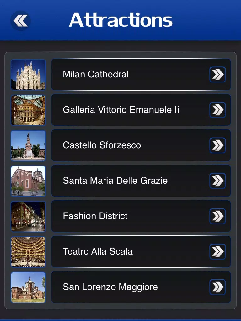 Milan Travel Guide iPad Screenshots