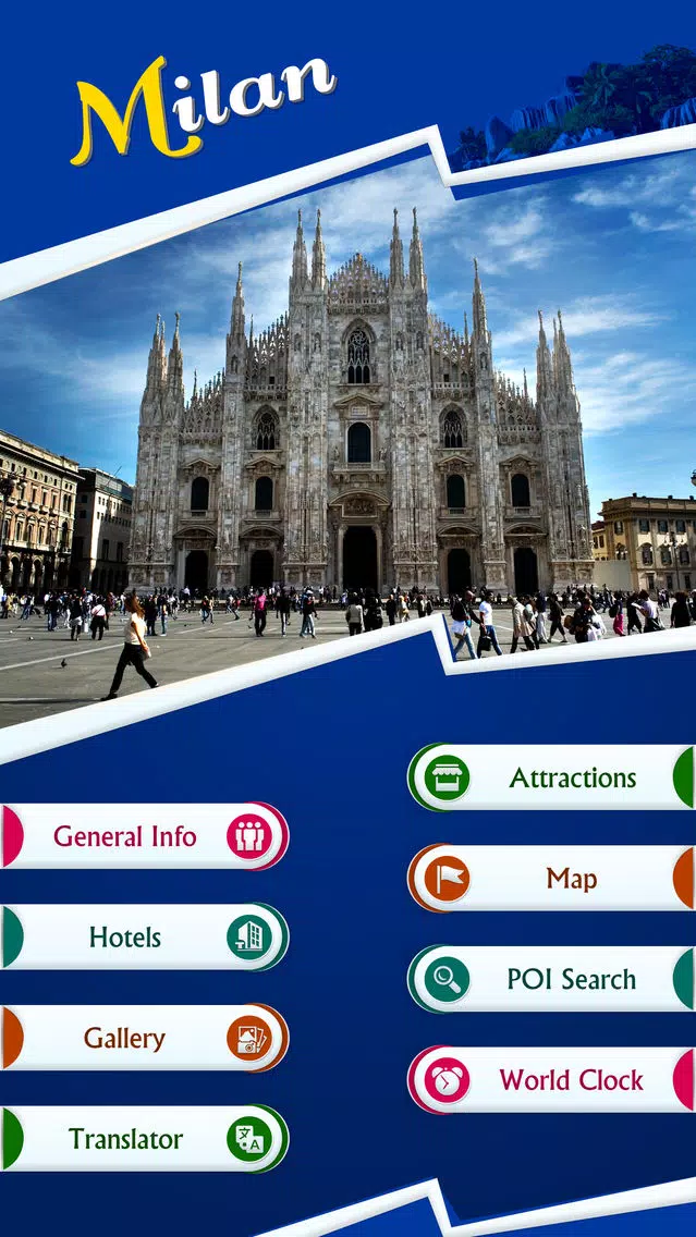 Milan Travel Guide Screenshots