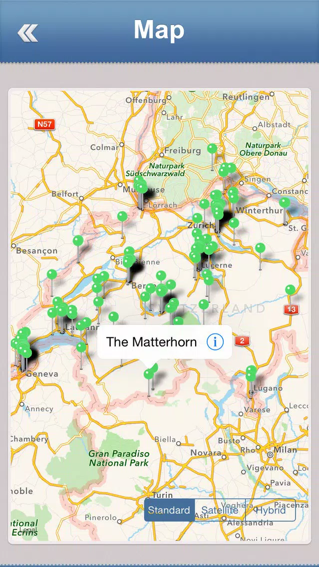 Switzerland Tourist Guide Screenshots
