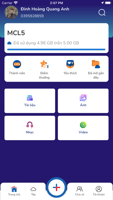 mobiCloud Screenshots