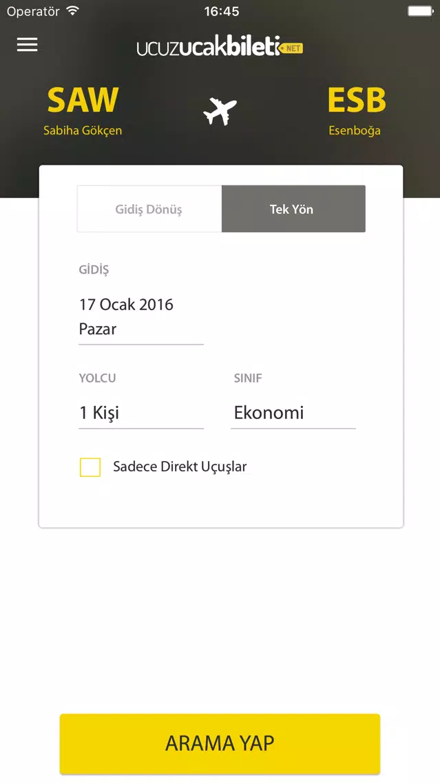 Ucuz Uçak Bileti .Net Screenshots
