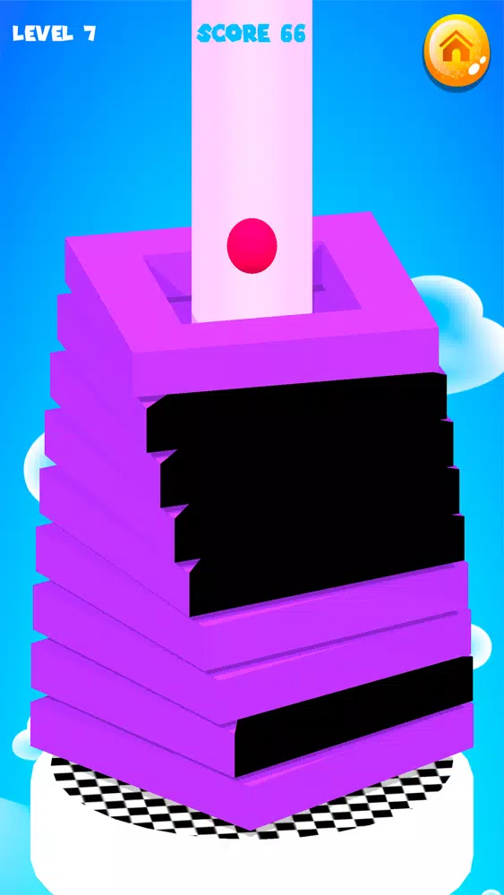 Capturas de tela do Happy Twist Stack - Stack Ball