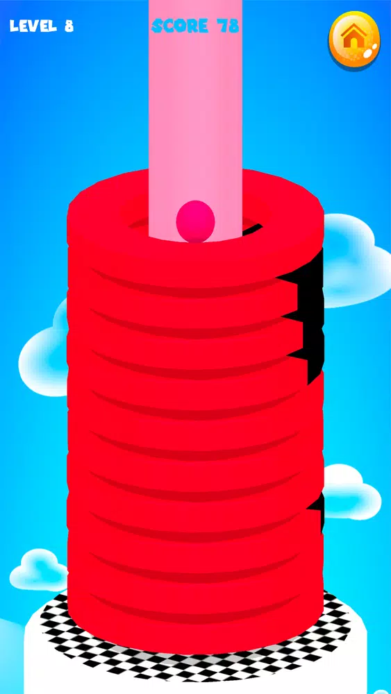 Capturas de tela do Happy Twist Stack - Stack Ball