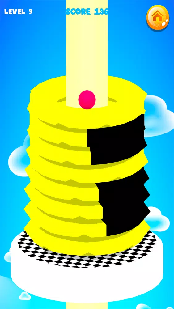 Capturas de tela do Happy Twist Stack - Stack Ball