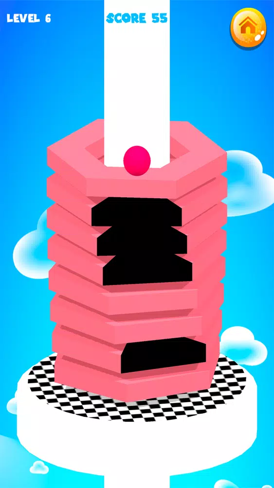 Capturas de tela do Happy Twist Stack - Stack Ball