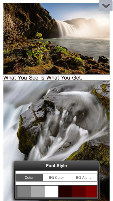Long Text-Picture Lite Screenshots